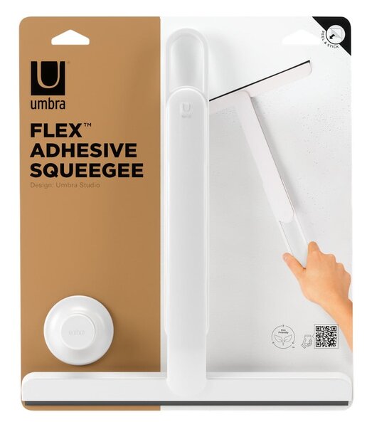 Tergivetro bianco con supporto 40 cm Flex - Umbra
