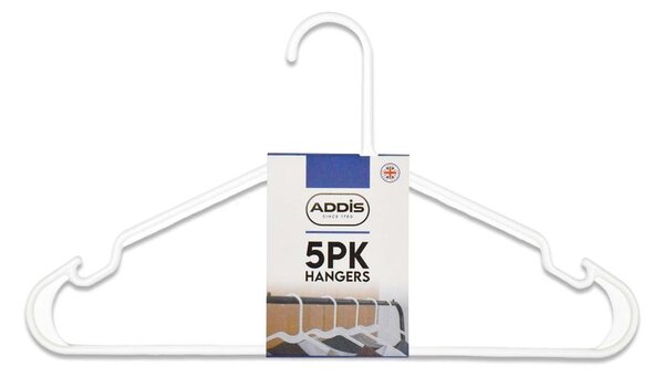 Appendini in plastica in set da 5 - Addis