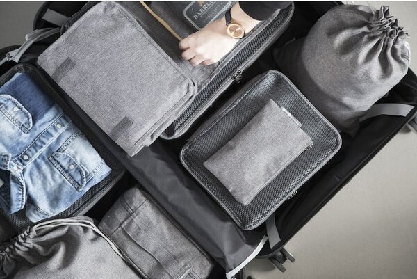 Organizer da viaggio in tessuto in set da 2 - Bigso Box of Sweden
