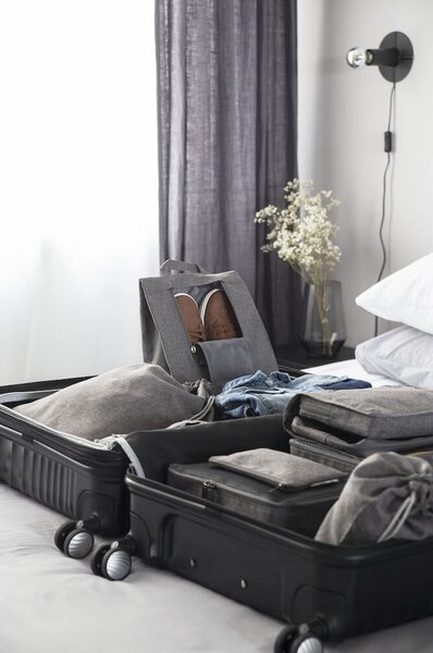 Organizer da viaggio in tessuto in set da 2 - Bigso Box of Sweden