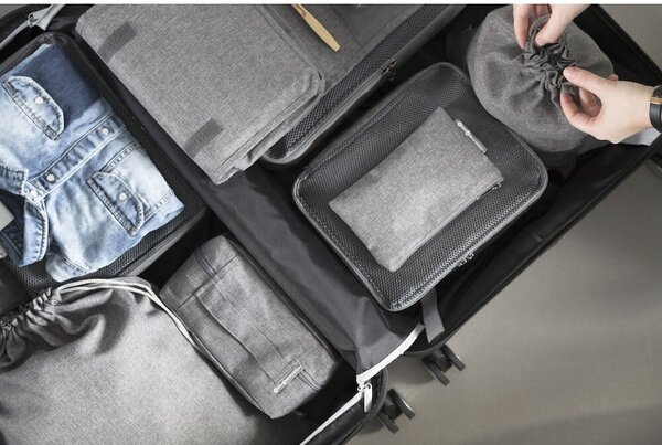 Organizer da viaggio in tessuto in set da 2 - Bigso Box of Sweden