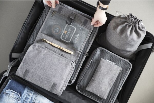 Organizer da viaggio in tessuto in set da 2 - Bigso Box of Sweden
