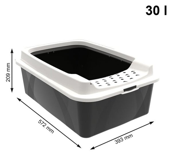 Lettiera per gatti 57,2x39,3 cm Eco Bonnie - Rotho