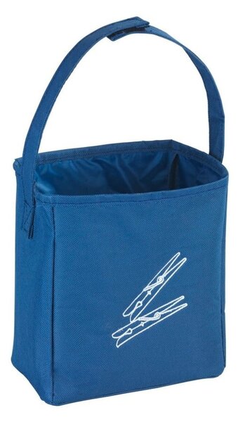 Cestino blu per appendere le mollette Peg - Wenko