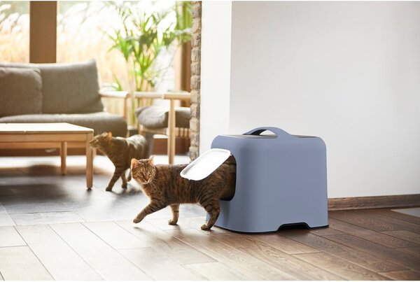 Lettiera per gatti blu scuro 40x51 cm Biala - Rotho