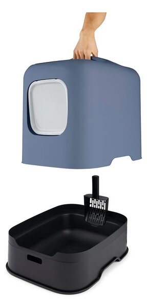 Lettiera per gatti blu scuro 40x51 cm Biala - Rotho