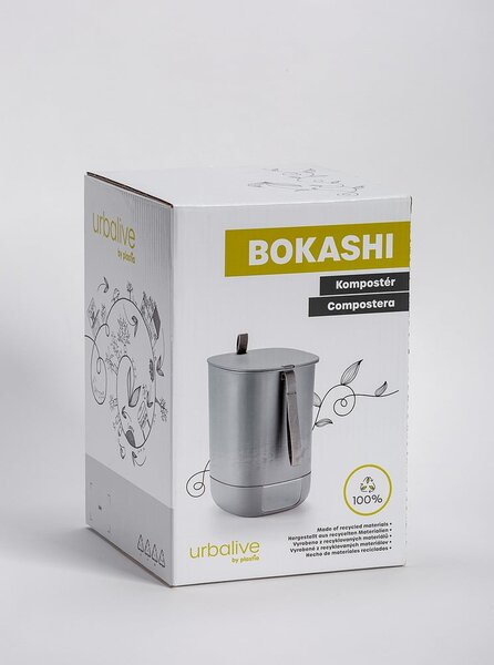 Compostiera grigia 10,6 l Bokashi – Plastia