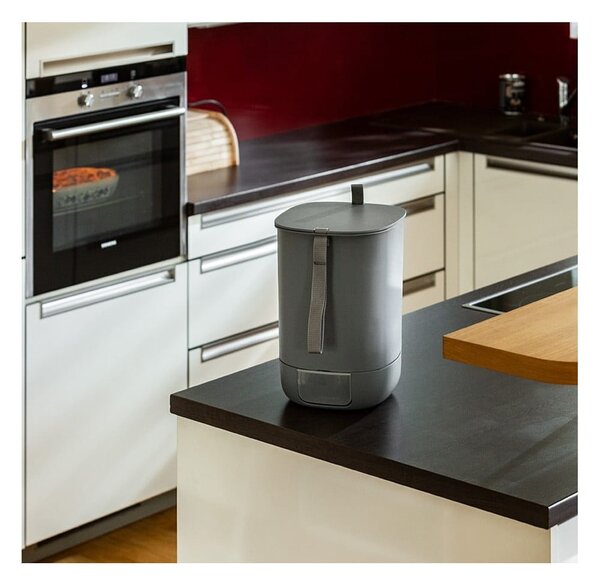 Compostiera grigia 10,6 l Bokashi – Plastia