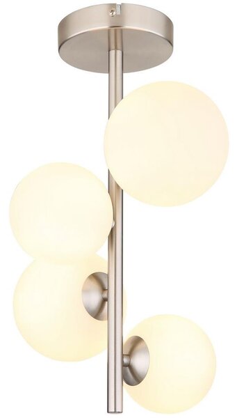 Globo 56140-4D - Lampadario a sospensione con supporto rigido LED RIHA  4xG9/3W/230V cromo