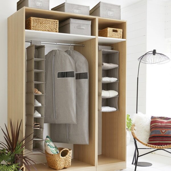 Organizer in tessuto appeso per il guardaroba Oxford - Compactor