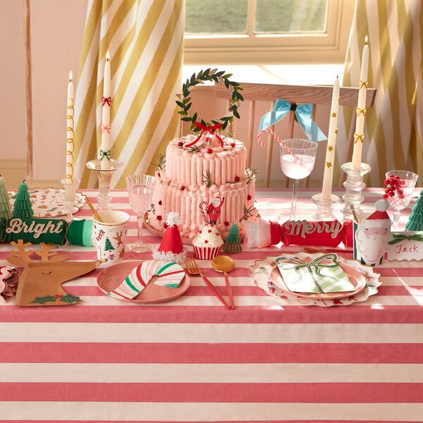 Bicchieri di carta monouso in set da 8 Jolly Christmas - Meri Meri