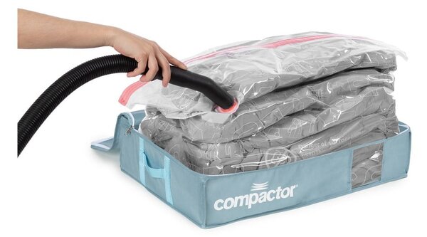 Organizer per sottoletto sottovuoto in plastica 65x45x15,5 cm Blue Edition – Compactor