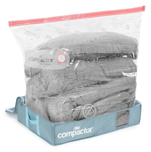Organizer per sottoletto sottovuoto in plastica 65x45x15,5 cm Blue Edition – Compactor