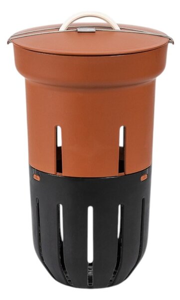 Compostiera color terracotta – Plastia