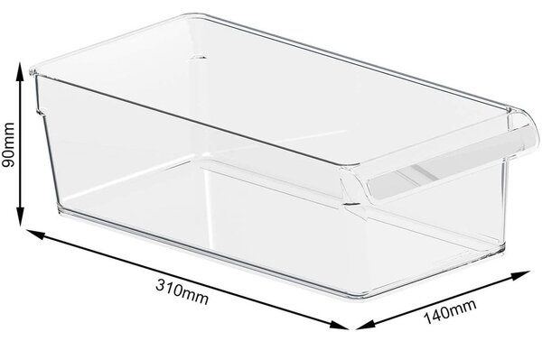 Organizer da frigo in plastica Loft - Rotho