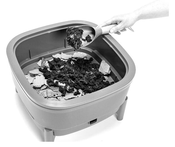 Compostiera grigia 30 l Urbalive – Plastia