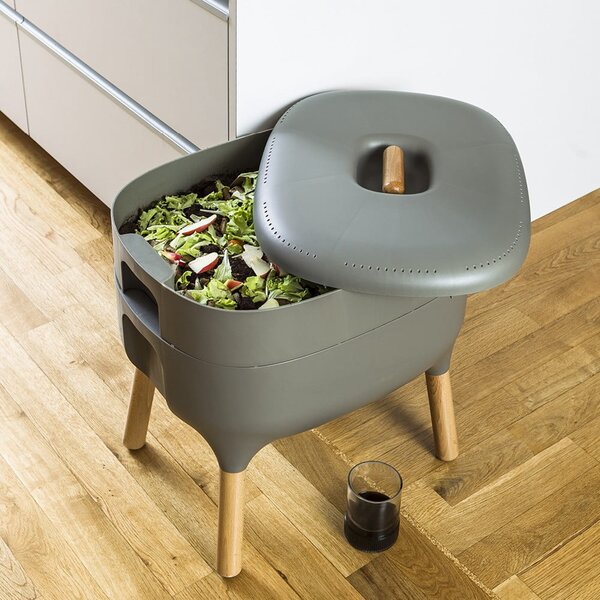 Compostiera grigia 21,7 l Urbalive – Plastia