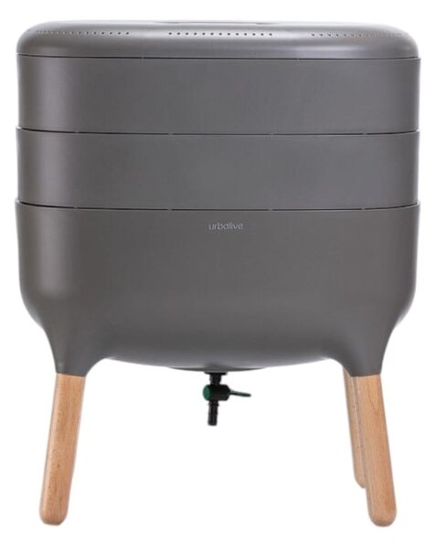 Compostiera grigia 21,7 l Urbalive – Plastia