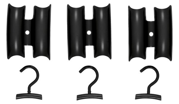 Organizer per armadio in plastica in set da 3 per borsette Herkules - Wenko