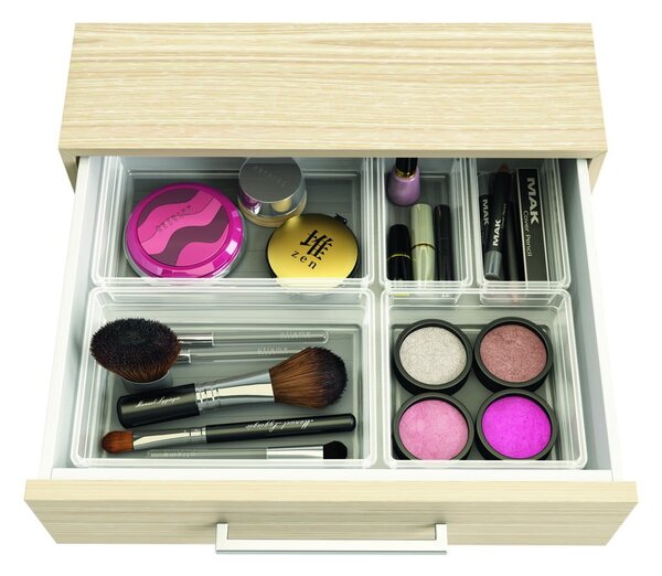 Organizer da bagno in plastica in set da 2 Sistemo - Curver
