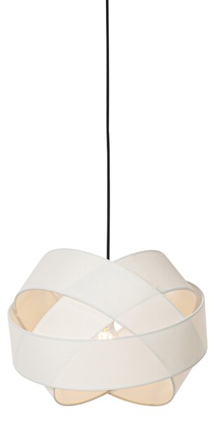 Lampada a sospensione moderna bianca - Cloth