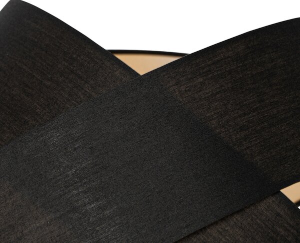 Lampada da terra moderna nera - Cloth