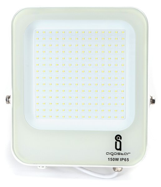 Faro proiettore Led 150W Bianco da esterno IP65 Bianco freddo 6500K Aigostar