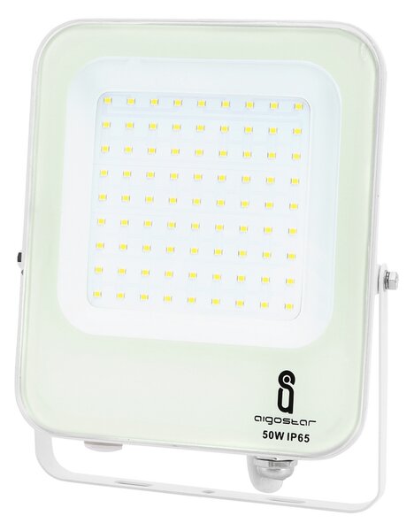 Faro proiettore Led 50W Bianco da esterno IP65 Bianco neutro 4000K Aigostar