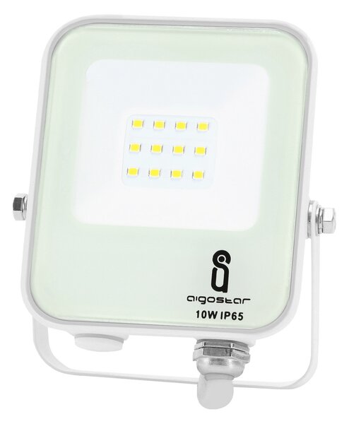 Faro proiettore Led 10W Bianco da esterno IP65 Bianco neutro 4000K Aigostar