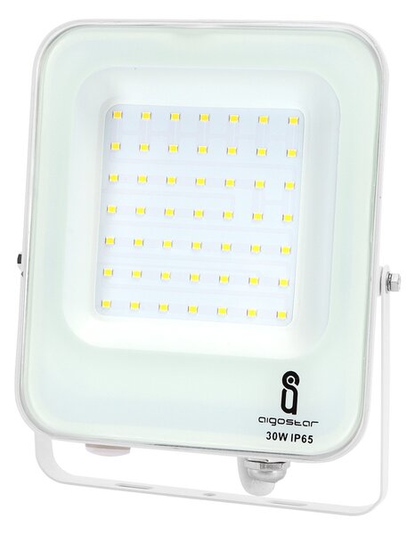 Faro proiettore Led 30W Bianco da esterno IP65 Bianco neutro 4000K Aigostar