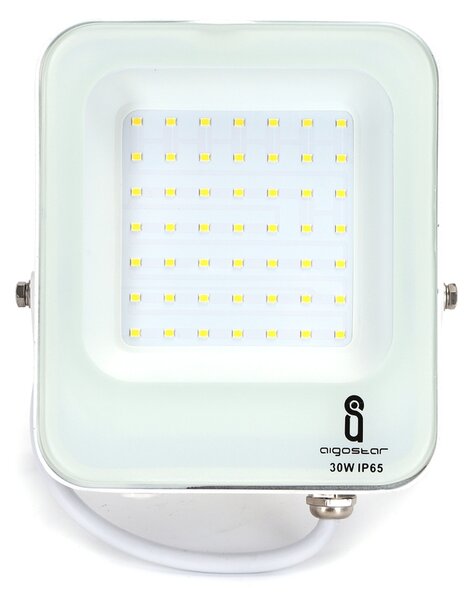 Faro proiettore Led 30W Bianco da esterno IP65 Bianco neutro 4000K Aigostar
