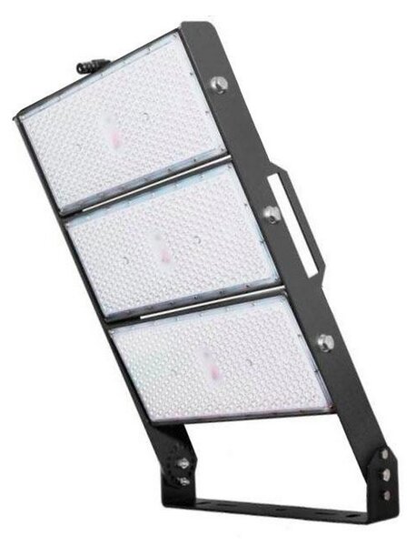 Faro proiettore Led 750W Nero da esterno IP65 Bianco freddo 6000K M LEDME