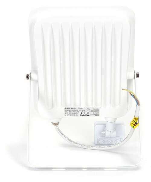 Faro proiettore Led 100W Bianco da esterno IP65 Bianco neutro 4000K con sensore crepuscolare e di movimento Aigostar