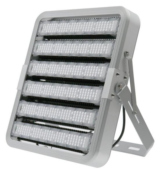 Faro proiettore Led 600W Grigio da esterno IP65 Bianco freddo 6000K M LEDME