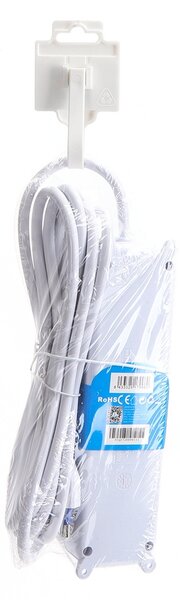 Ciabatta multipresa elettrica 3 posti con cavo da 3m – 3 Prese Schuko+Bipasso Aigostar