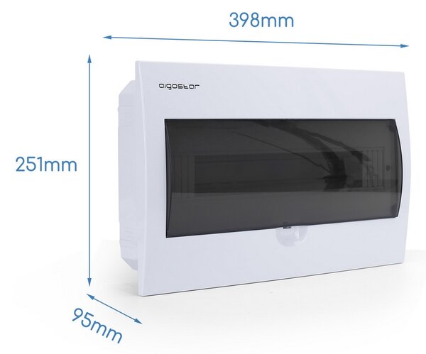 Quadro elettrico ad incasso 18 moduli Aigostar