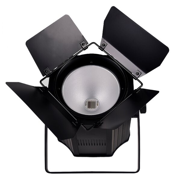 Faro teatrale PC Led COB 200W DMX 3200 – 6000K con alette Wisdom