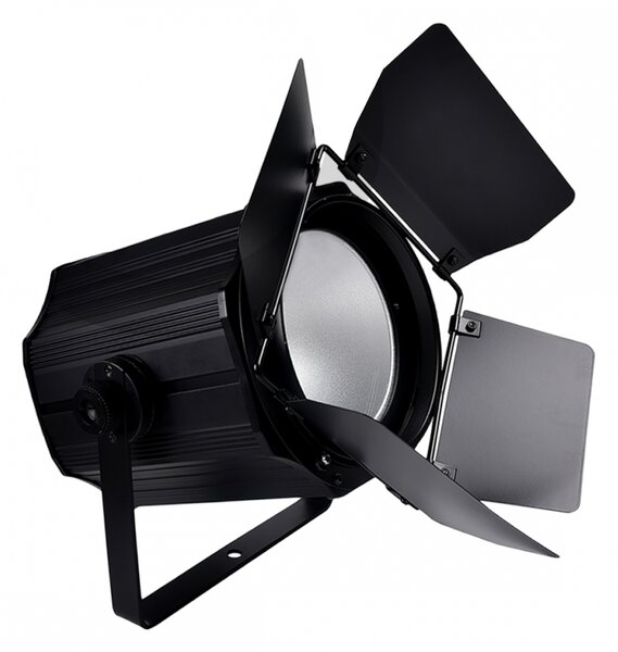 Faro teatrale PC Led COB 200W DMX 3200 – 6000K con alette Wisdom