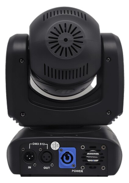Testa mobile motorizzata Mini BEE EYE 120W (6x20W) RGBW in Flight case baule da 2 pezzi Wisdom