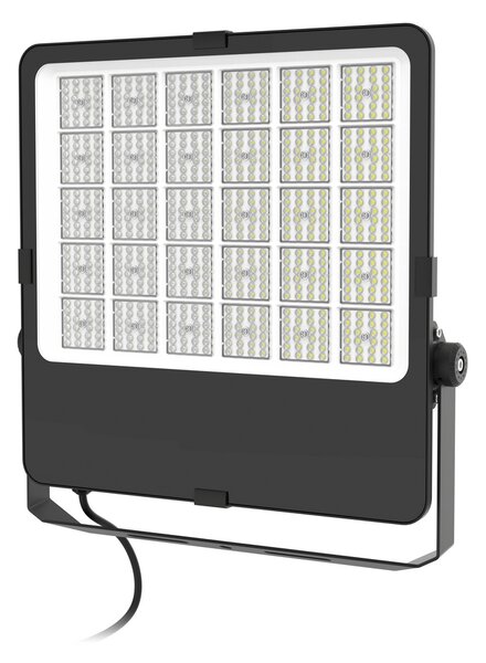 Faro proiettore Led 400W Nero da esterno IP65 luce regolabile 120LM/W Novaline