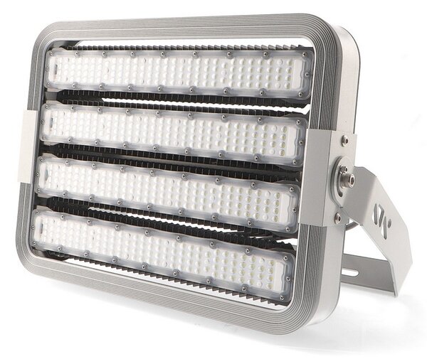 Faro proiettore Led modulare 400W Grigio da esterno IP65 Bianco neutro 4000K M LEDME