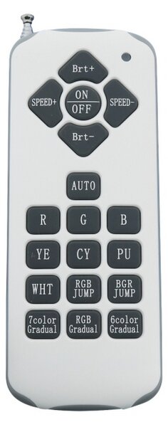 Controller RGB + W due fili per faretti PAR56 IP68 per piscina con telecomando M LEDME