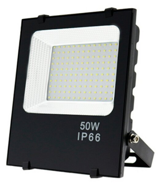 Faro proiettore Led 50W Nero da esterno IP65 Bianco Freddo 6000K M LEDME