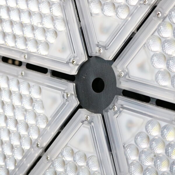 Faro proiettore Led 600W Nero da esterno IP65 Bianco freddo 6000K M LEDME