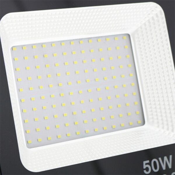 Faro proiettore Led 50W Nero da esterno IP65 Bianco Freddo 6000K M LEDME