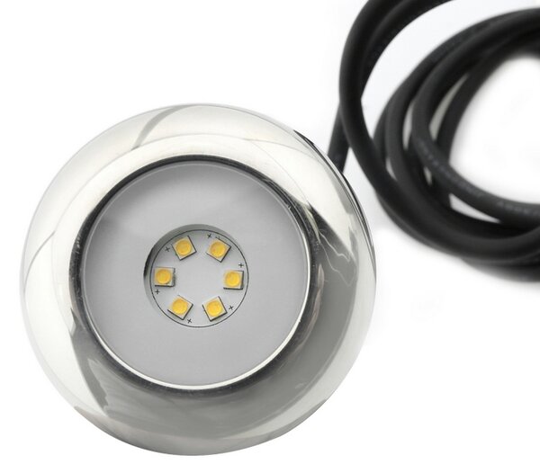 Faretto Led per piscina Minipool 7W IP68 Bianco freddo 5000K M LEDME