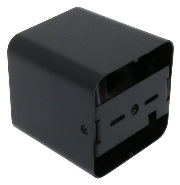 Portafaretto fisso per faretto Cobfix 10W da superfice 105x105mm Nero Quadrato 1 posto M LEDME