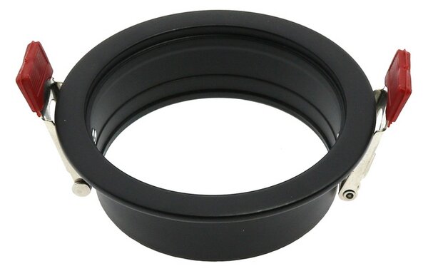 Portafaretto fisso per faretto Cobfix 10W da incasso diametro 84mm nero Rotondo 1 posto M LEDME