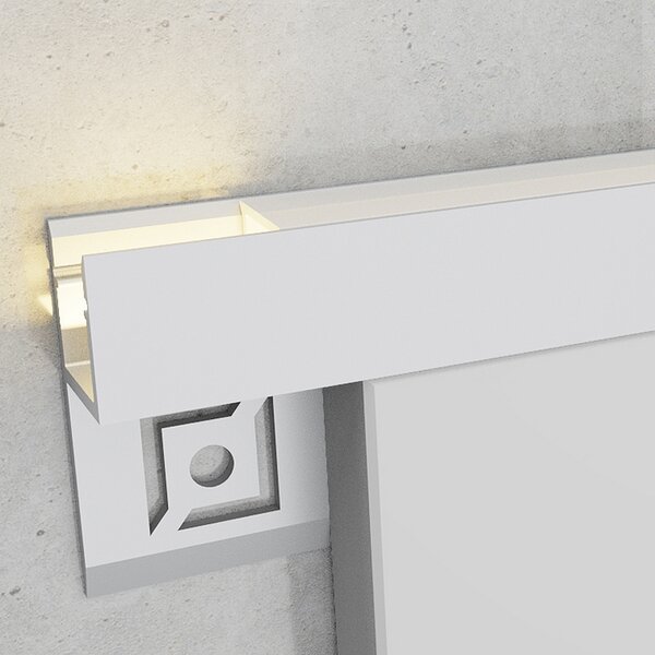 Profilo Led per piastrelle Def per strisce Led 12-24V da incasso 2 metri in alluminio M LEDME