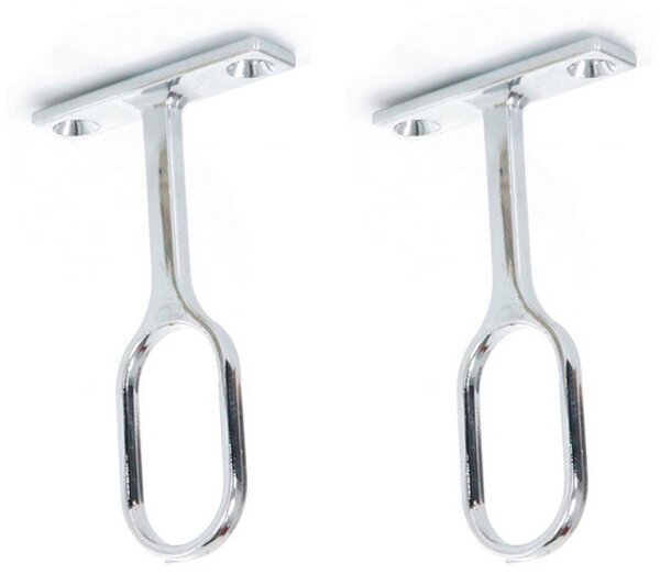Staffa intermedia in metallo per Profilo strisce Led per Armadio confezione 2pz M LEDME
